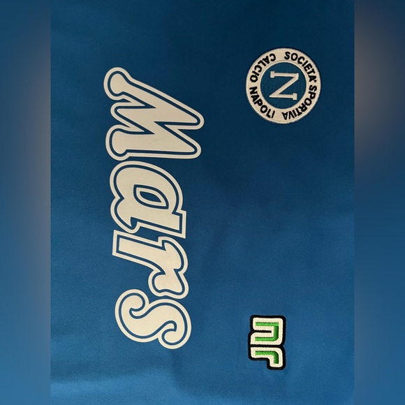 Maradona #10 Napoli Retro Soccer Jersey Blue HomeL-XL - Picture 4 of 4